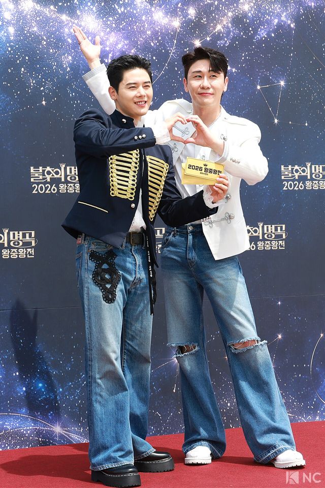 가수 김동준, 영탁. 사진=김규빈 기자