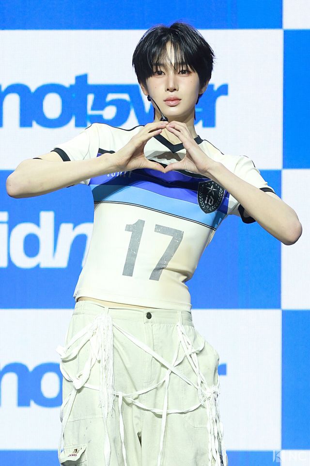 그룹 아이덴티티(idntt) 곽기웅. 사진=김규빈 기자
