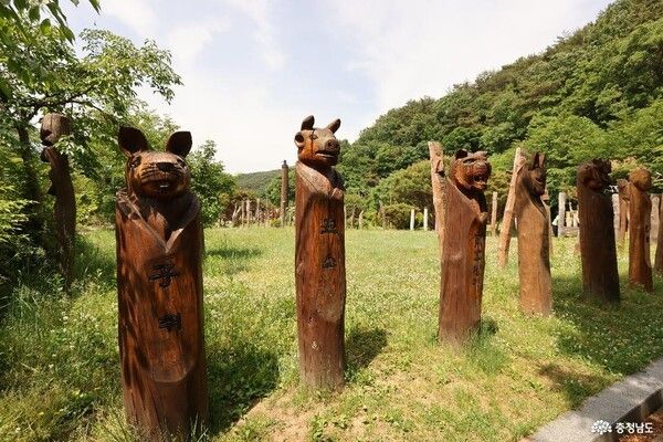 칠갑산 장승공원. 사진=충청남도