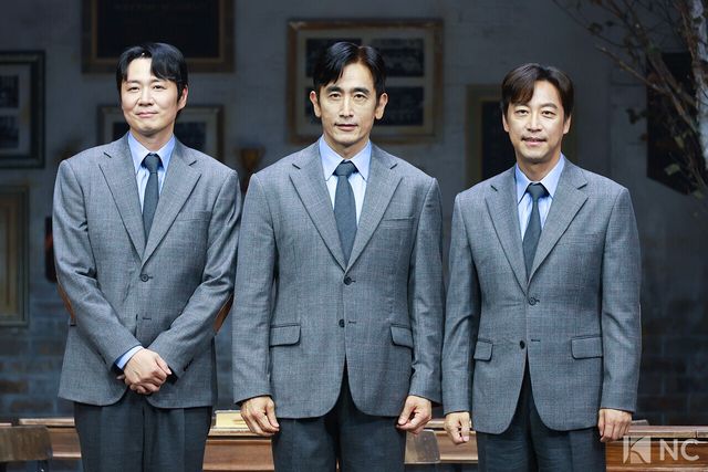 배우 연정훈, 차인표, 오만석. 사진=김규빈 기자