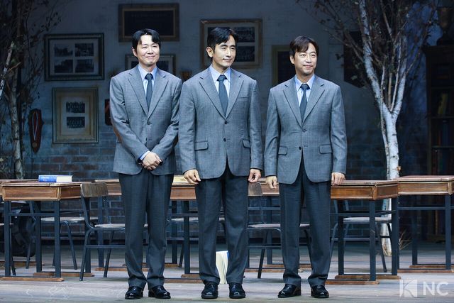 배우 연정훈, 차인표, 오만석. 사진=김규빈 기자