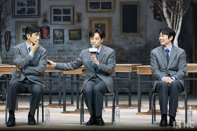 배우 차인표, 오만석, 연정훈. 사진=김규빈 기자