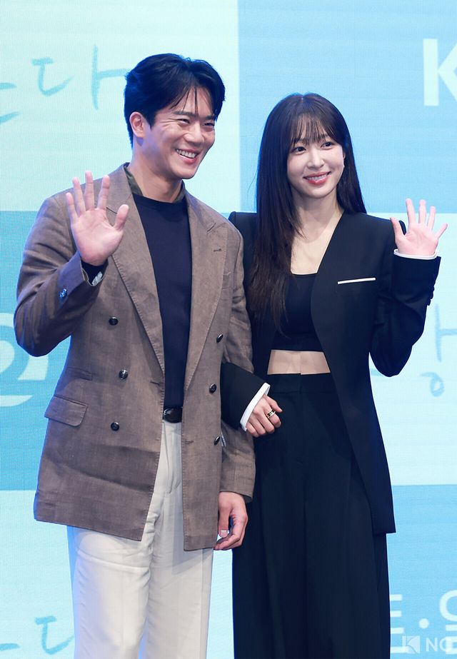 배우 하석진, 안희연. 사진=김규빈 기자