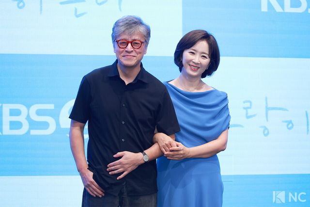배우 권해효, 윤유선. 사진=김규빈 기자