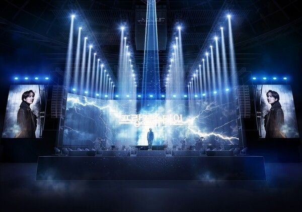 A 3D rendering of the stage for ‘Frankenstein: The Musical Concert.’ Photo courtesy of EMK Musical Company.