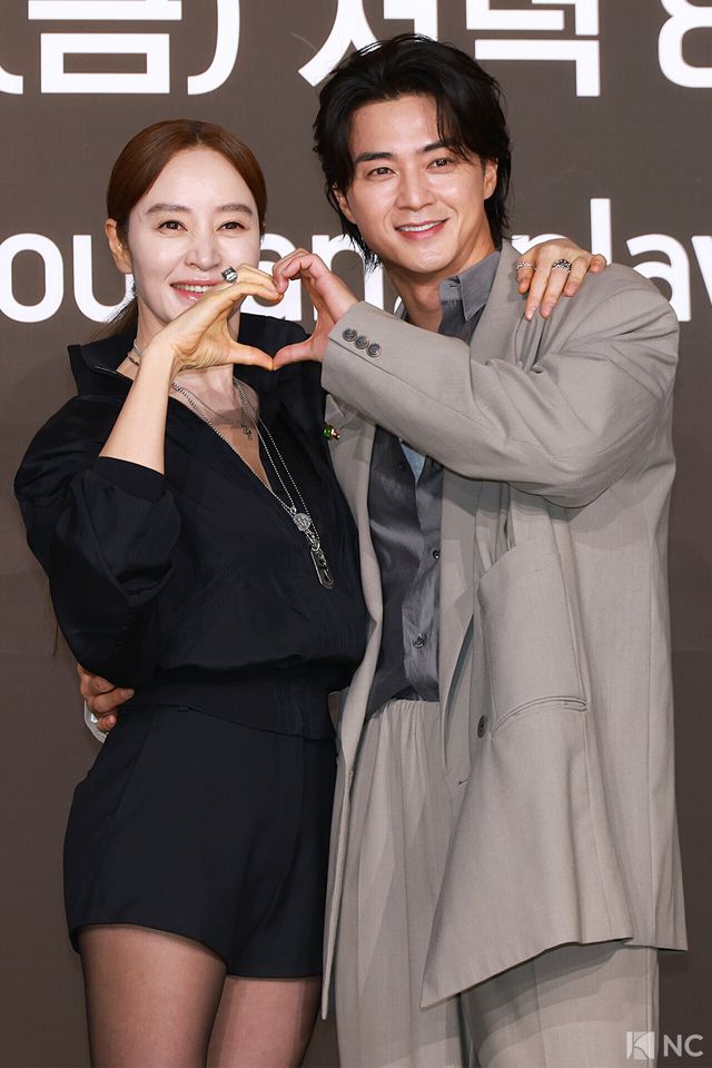 배우 김혜수, 김지훈. 사진=김규빈 기자