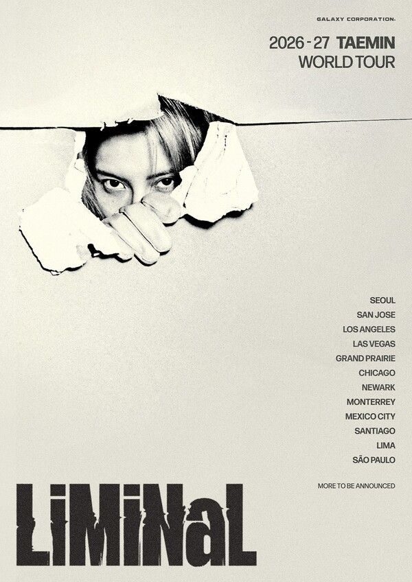 태민 'LiMiNaL' 1차 라인업. 사진=갤럭시코퍼레이션