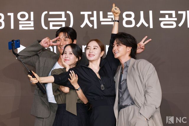 배우 김재철, 조여정, 김혜수, 김지훈. 사진=김규빈 기자