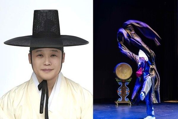 Lee Ju-won, a practitioner of Hahoe Byeolsingut Talnori. Photo courtesy of the National Intangible Heritage Center.