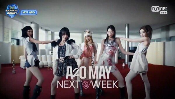 A2O MAY。写真=Mnet「M COUNTDOWN」放送画面