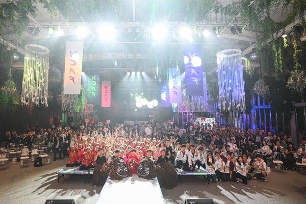 Participants, organizers and audience members gather for a commemorative photo after the 2026 WCAF in Seoul. Youth delegations from Korea, Indonesia, the Philippines and China took part in the festival. Photo courtesy of LOVEROCK