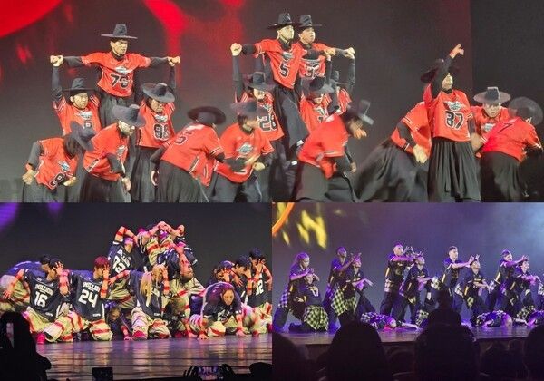 지난 1일 오후 서울 경희대학교 평화의전당에서는 글로벌 댄스 리그 'IDL(International Dance League)' 서울 정규 홈경기가 열렸다. 프로 리그 2라운드 '브라더후드 vs 원밀리언 vs 로열패밀리' 무대대결.