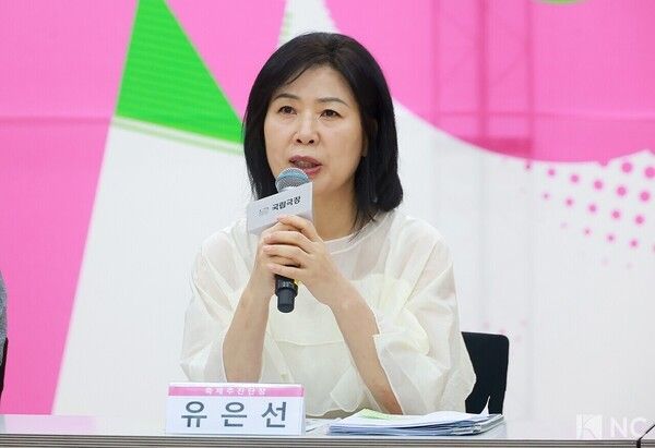 Yu Eun-seon, head of the organizing committee for the 2026 World Music Drama Festival. Photo by Kim Gyu-bin