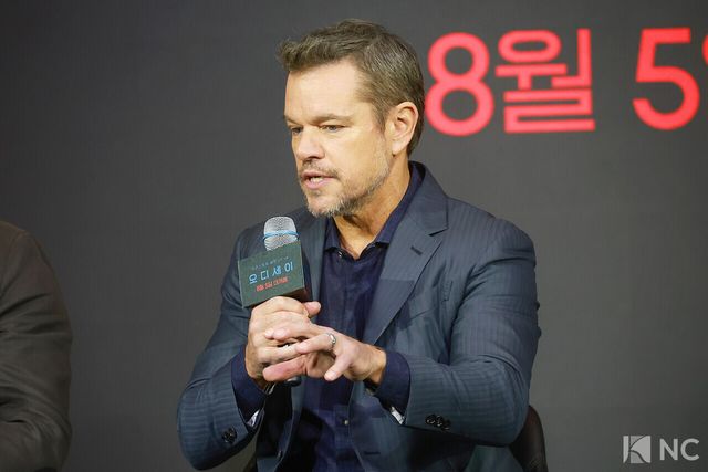 배우 맷 데이먼. 사진=김규빈 기자