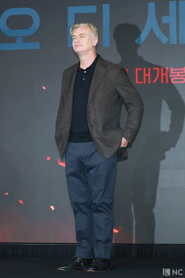 크리스토퍼 놀란 감독. 사진=김규빈 기자