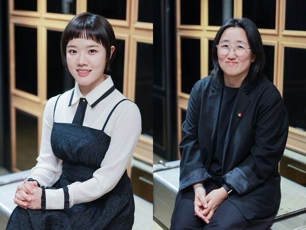 Kim Hyang-gi and director Ha Myung-mi. Photo courtesy of Whenever Studio