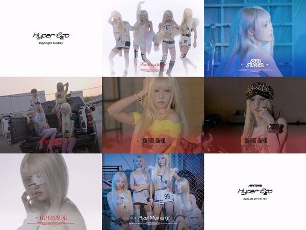 미니3집 'Hyper-Ego'로 돌아오는 걸그룹 아르테미스와 인터뷰를 가졌다. 사진=모드하우스