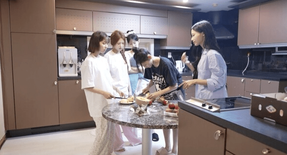 RESCENE at their new dorm. Photo courtesy of “The Manager”