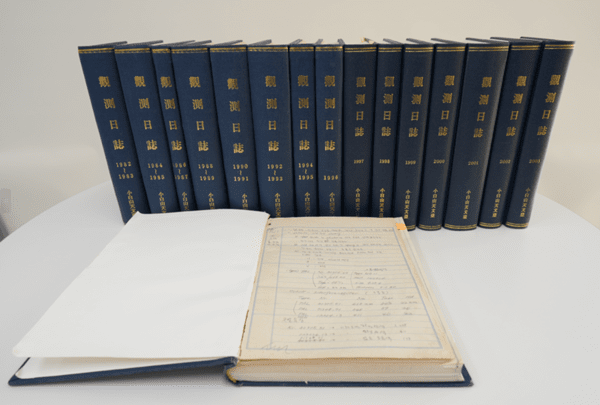 소백산천문대 관측일지(1978년 이후). 사진=국가유산청