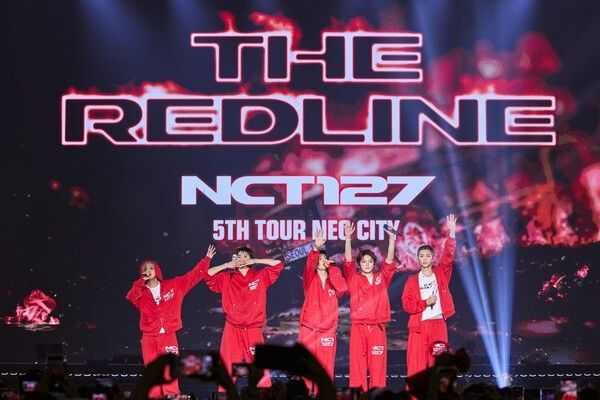 NCT 127 performs at KSPO DOME during the Seoul run of its fifth world tour. Photo courtesy of SM Entertainment