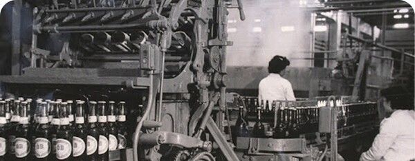 1950년대 오비맥주 양조장. 사진=영등포구청