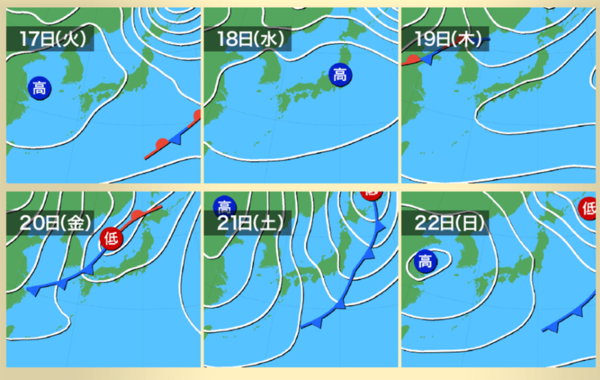 10월 중순 날씨예보 (사진출처=웨더뉴스)