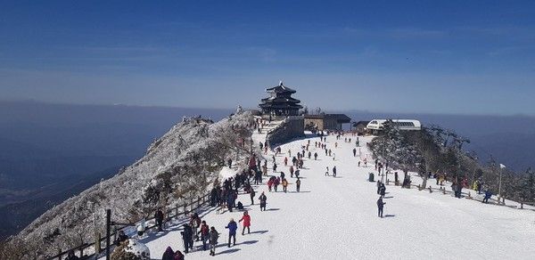 무주 덕유산 눈꽃세상 '상고대' 추위날씨스케치 (사진출처=한국관광공사)