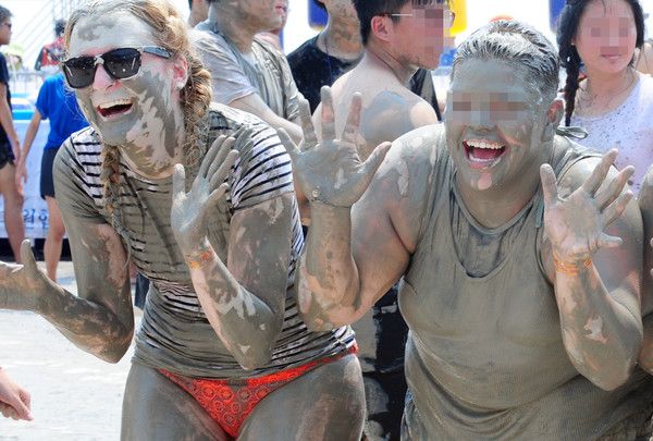 보령머드축제-대천해수욕장 (국제뉴스DB)