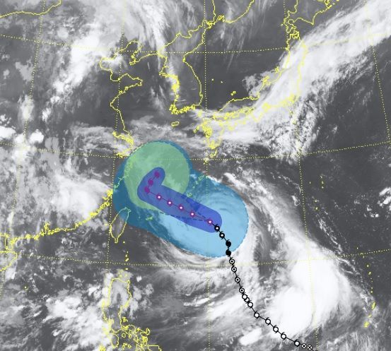 6호 태풍 경로 / 기상청 제공