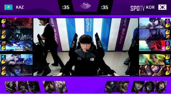 페이커 이상혁 (사진=아시안게임 생중계 화면 캡처)