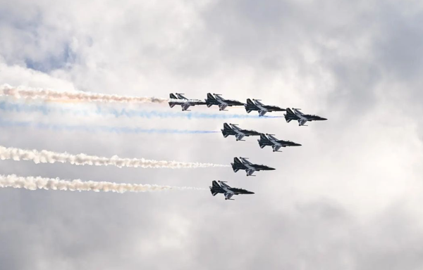 '국군의날' 블랙이글스 에어쇼 / 공군 제공&nbsp;