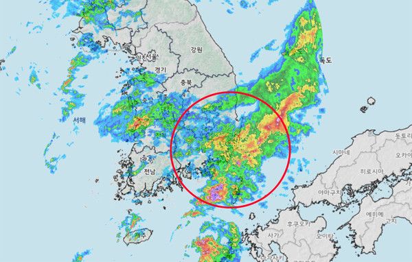 10월 15일 0시 기준 (사진=기상청 제공)