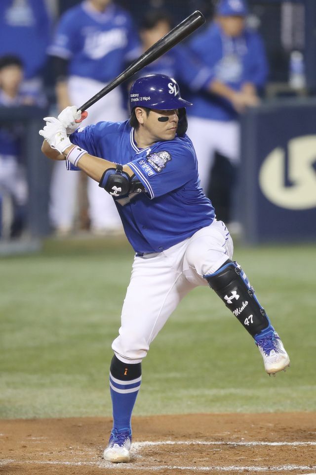 강민호 (사진=삼성 라이온즈 제공)