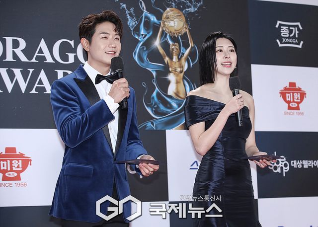 ▲ KBS 임지웅, 홍주연 아나운서 / ⓒ이대웅 기자