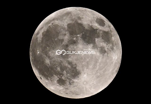 2024년 가장 큰 보름달 ‘슈퍼문’ 관찰., 자료사진 (사진=국제뉴스DB)