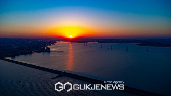 시화호의 일출 (사진=시흥시청)