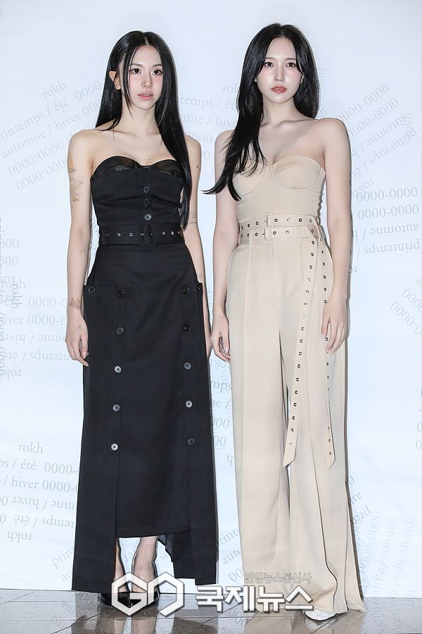 ▲ 트와이스(TWICE) 채영, 미나 / ⓒ이대웅 기자