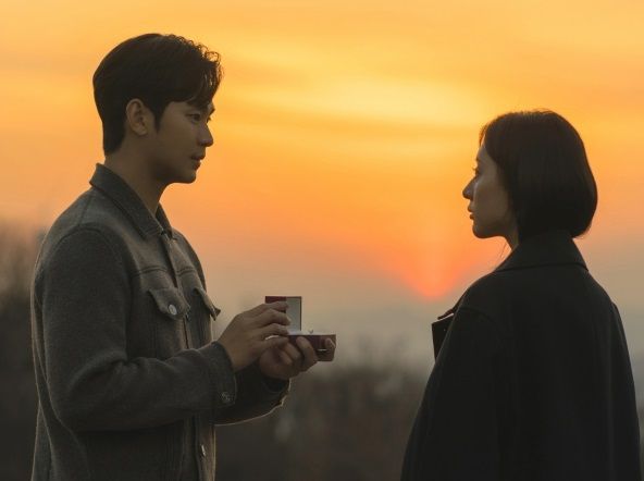 '눈물의 여왕' 김수현, 김지원 (사진=tvN)