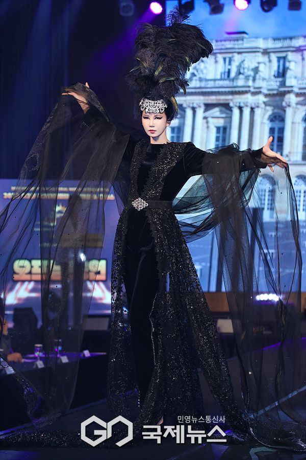 ▲ 랑유 패션쇼 모델 진태리 / ⓒ이대웅 기자