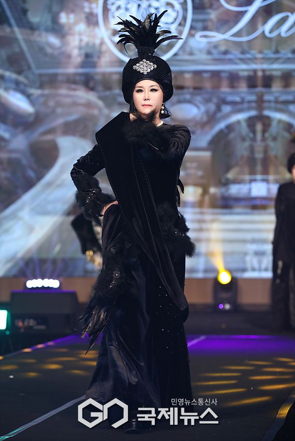 ▲ 랑유 패션쇼 모델 김채영 / ⓒ이대웅 기자