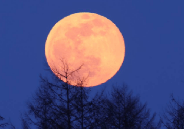 4월 보름달 '핑크문' (사진출처=웨더뉴스)