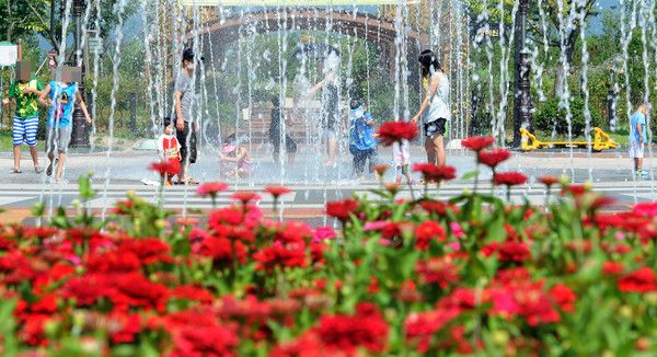 여름 더위 날씨 물놀이