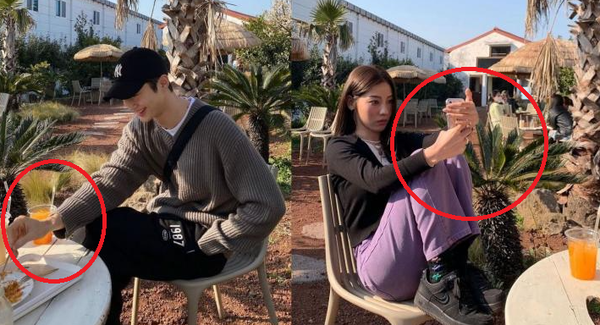 변우석과 전지수 인스타그램