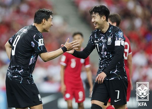 주민규, 손흥민 (사진출처=대한축구협회)