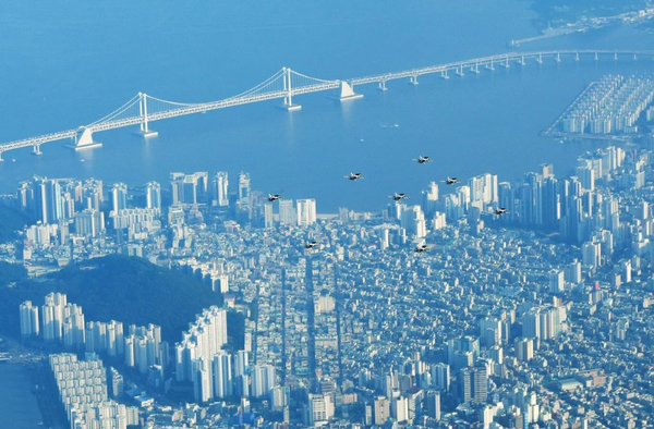 부산 블랙이글스 에어쇼 / 공군 제공