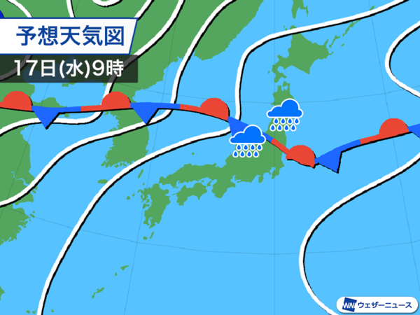 2024년 장마기간, 장마전선 위치 (사진=웨더뉴스)