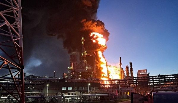 울산 에스오일 화재 / 울산소방본부 제공