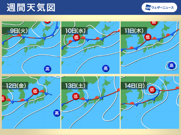 2024년 장마기간, 장마전선위치 (사진=웨더뉴스)