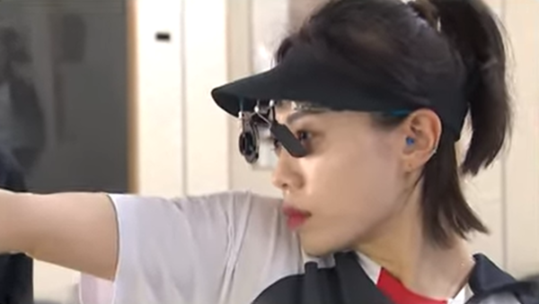 사격 김예지 / sbs 중계방송 캡쳐