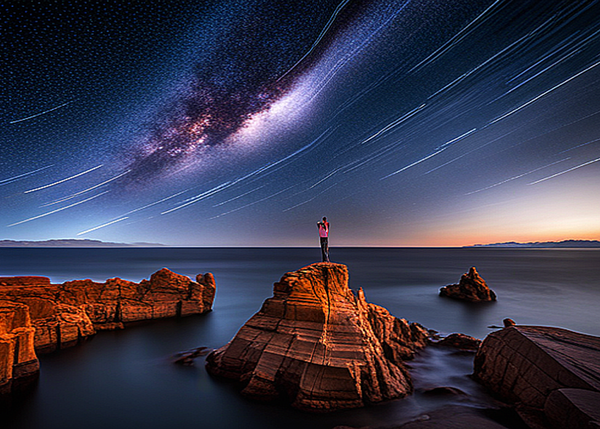 별똥별 유성우 우주쇼 (국제뉴스DB)